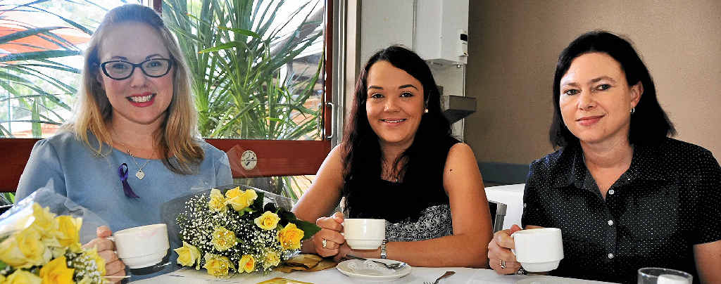 Rebecca Lancaster, Hailey Cosh and Detective Senior Constable Julie Hauff shared the inspirational story of their journeys at the Zonta Club of Warwick’s International Women’s Day Breakfast.